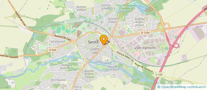 localisation de l'entreprise HADEUG  SENLIS