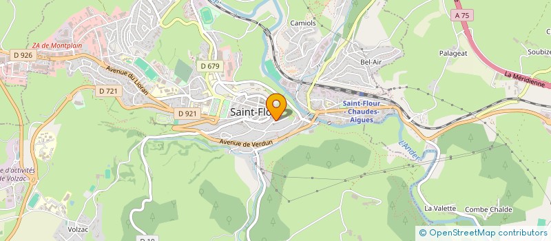 localisation de l'entreprise HADEX à SAINT-FLOUR