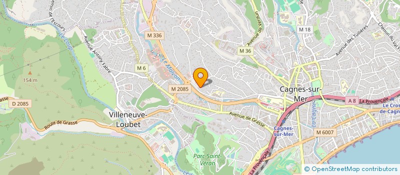 localisation de l'entreprise HADI à CAGNES-SUR-MER