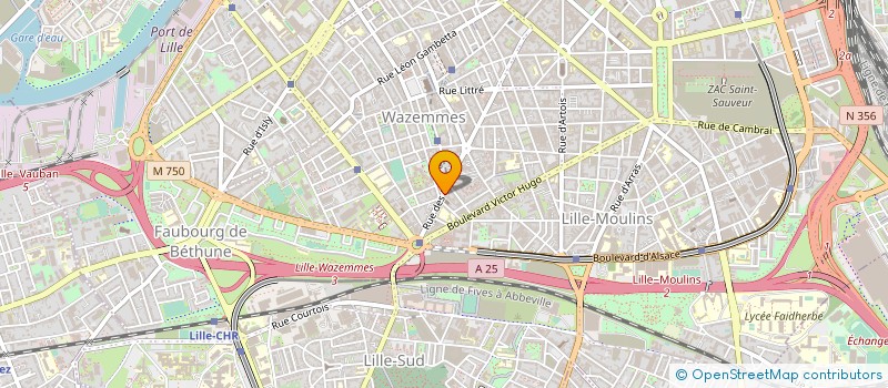 localisation de l'entreprise HADI IMPRIM à LILLE