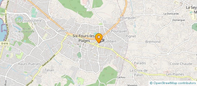 localisation de l'entreprise HADI TEXTILE IMPORT à SIX-FOURS-LES-PLAGES