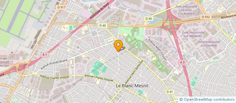 localisation de l'entreprise HADIAH à LE BLANC-MESNIL