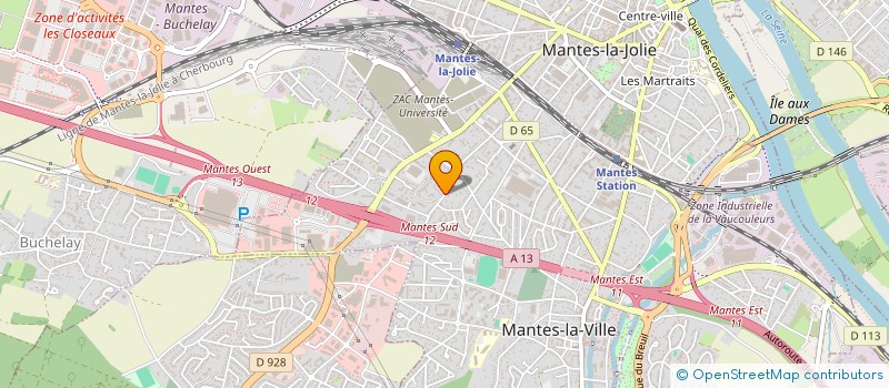 localisation de l'entreprise HADIR  MANTES-LA-VILLE