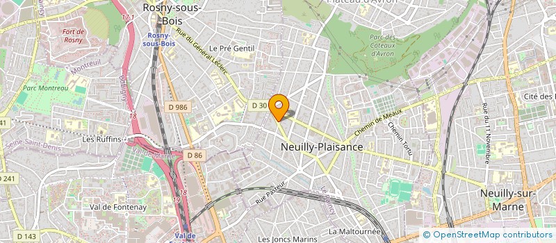 localisation de l'entreprise HADJ à NEUILLY-PLAISANCE
