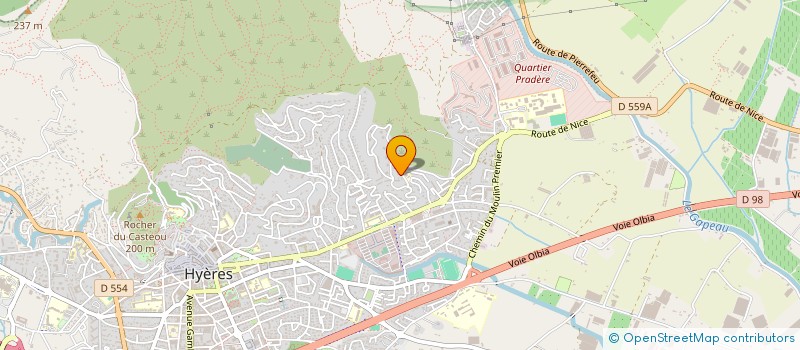 localisation de l'entreprise HADJ à HYERES