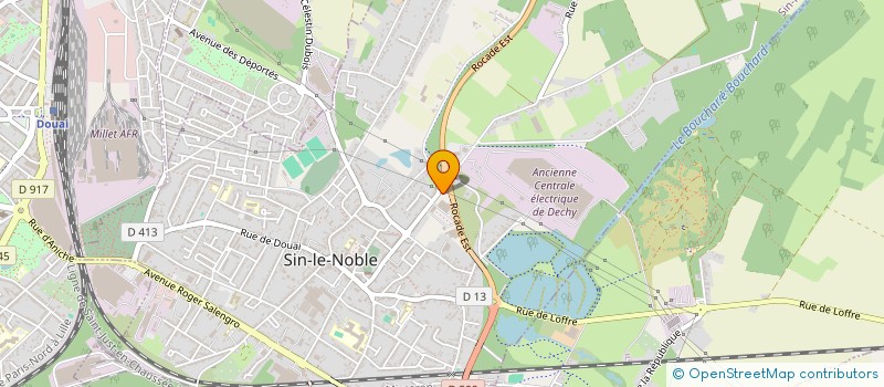 localisation de l'entreprise HADJ CONSULTING à SIN-LE-NOBLE