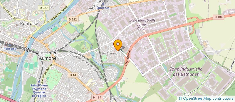localisation de l'entreprise HADJAB MASSINISSA à SAINT-OUEN-L'AUMONE