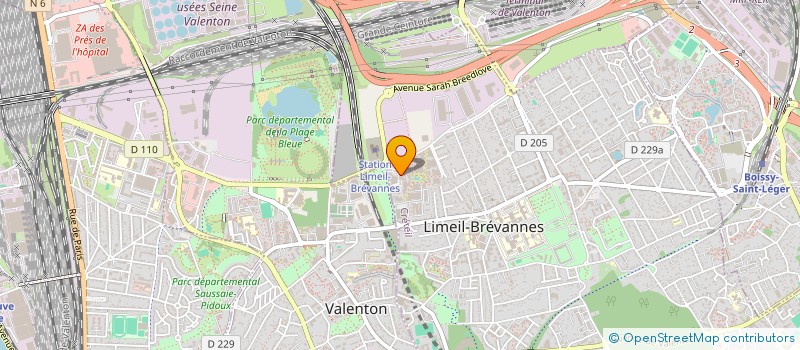 localisation de l'entreprise HADJADJ IMMOBILIER  LIMEIL-BREVANNES