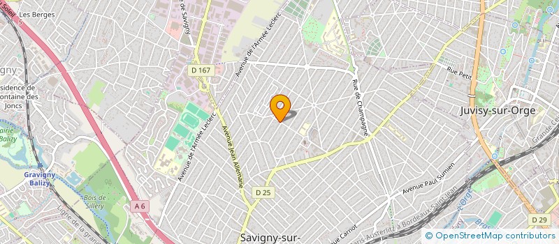 localisation de l'entreprise HADJAJ CONSEIL à SAVIGNY-SUR-ORGE