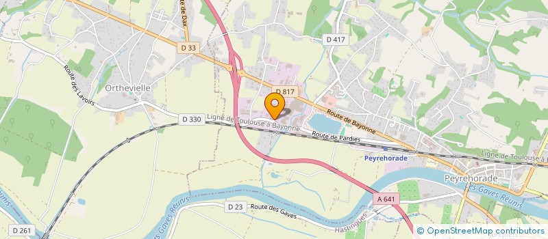 localisation de l'entreprise HADJI  PEYREHORADE