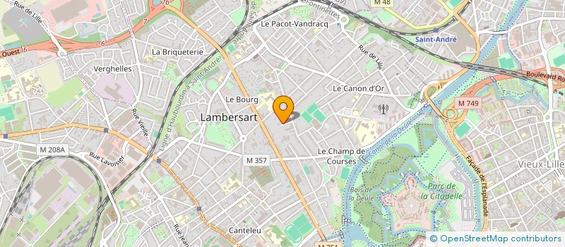 localisation de l'entreprise HADJIAT à LAMBERSART