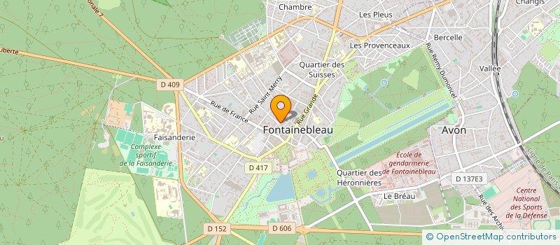 localisation de l'entreprise HADJIMICHALIS KYRIACOS à FONTAINEBLEAU