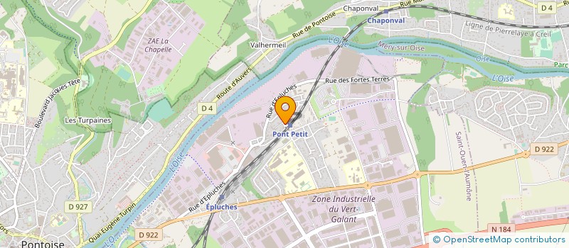 localisation de l'entreprise HADJIT MOHAMMED SARL à SAINT-OUEN-L'AUMONE