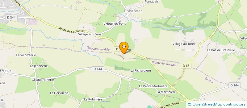 localisation de l'entreprise HADO  GOUVILLE-SUR-MER