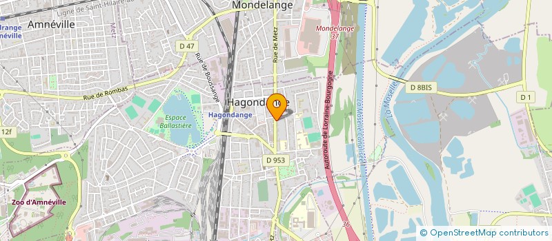 localisation de l'entreprise HADOM à HAGONDANGE