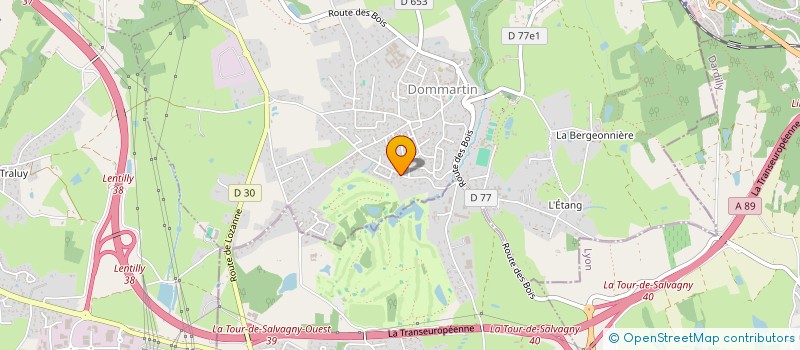 localisation de l'entreprise HADOMTOM  DOMMARTIN