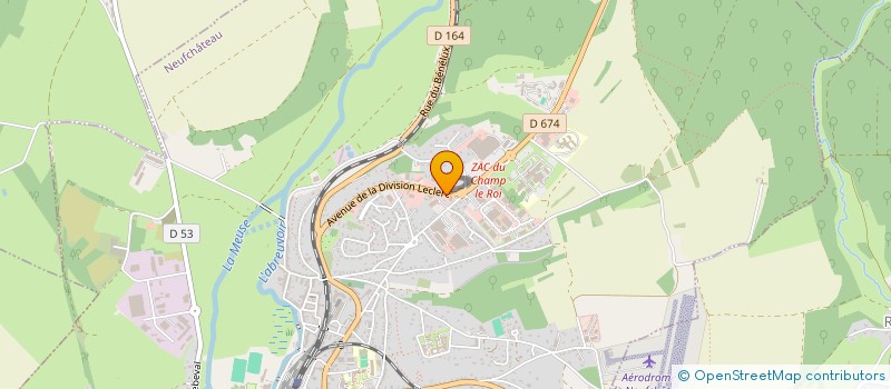 localisation de l'entreprise HADOV à NEUFCHATEAU