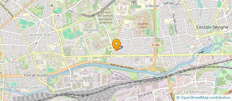 localisation de l'entreprise HADRAEL  RENNES