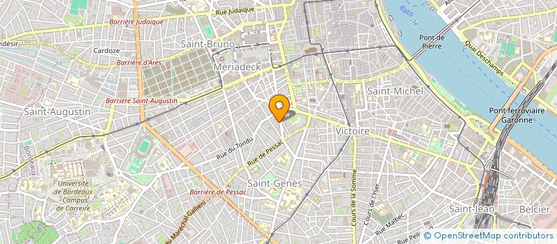 localisation de l'entreprise HADRIANA  BORDEAUX