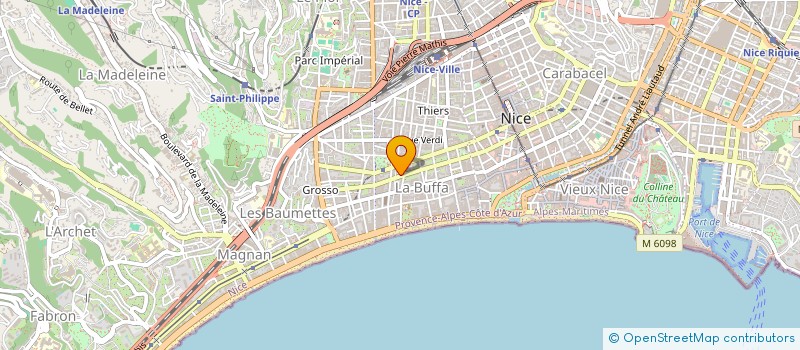 localisation de l'entreprise HADRIEN BLANC INNOVATION à NICE