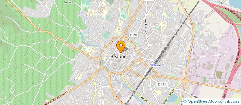 localisation de l'entreprise HADRIEN BRISSAUD à BEAUNE