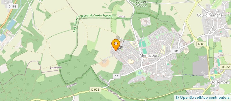 localisation de l'entreprise HADRIEN CONSTRUCTION  MENUCOURT