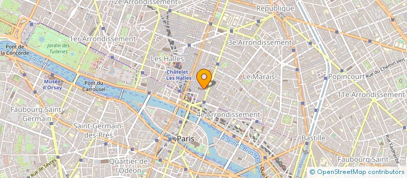 localisation de l'entreprise HADRIEN E U R L  PARIS