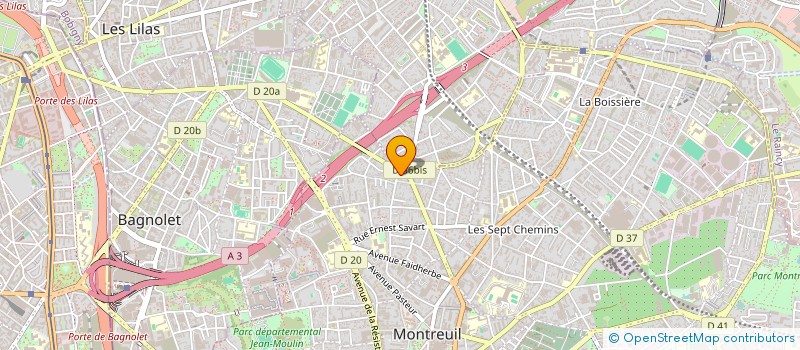 localisation de l'entreprise HADRYEN à MONTREUIL