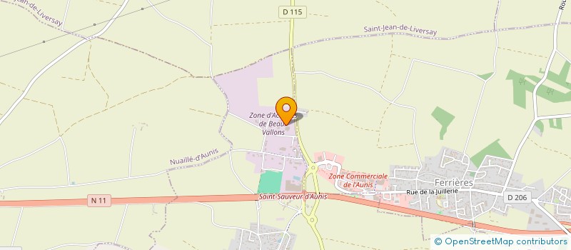 localisation de l'entreprise HADVICE  SAINT-SAUVEUR-D'AUNIS