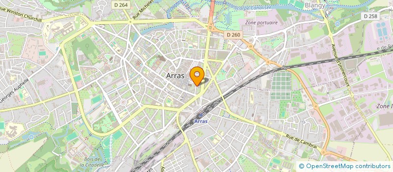 localisation de l'entreprise HAE à ARRAS
