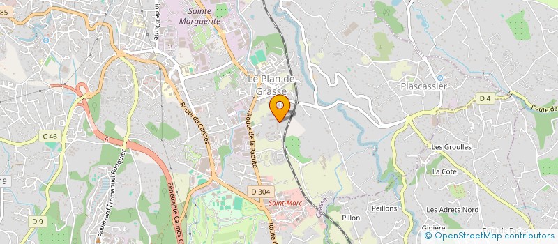 localisation de l'entreprise HAE2I  GRASSE