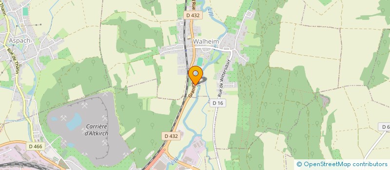 localisation de l'entreprise HAEA  WALHEIM