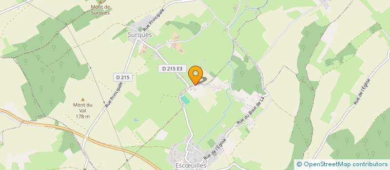 localisation de l'entreprise HAEE  ESCUILLES