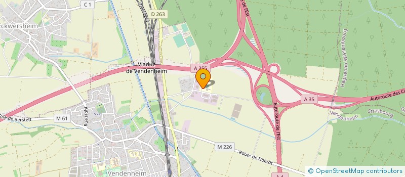 localisation de l'entreprise HAEHN à VENDENHEIM
