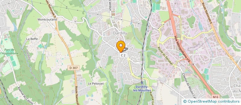localisation de l'entreprise HAELSKA à DARDILLY