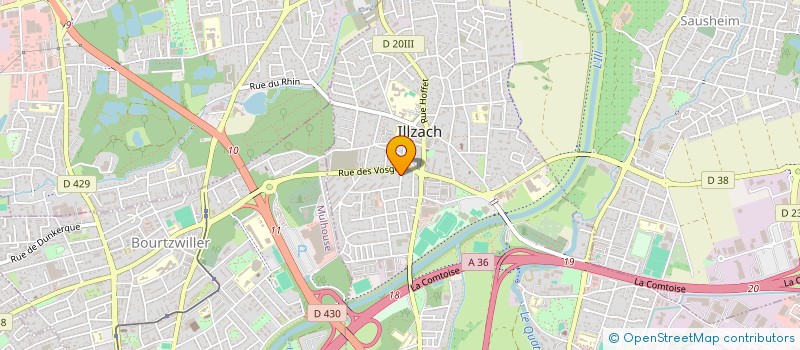 localisation de l'entreprise HAELYOS  ILLZACH