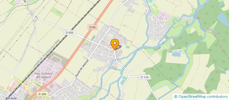 localisation de l'entreprise HAENEL & FILS  KOGENHEIM