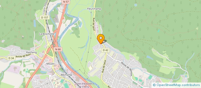 localisation de l'entreprise HAENEL TOITURE ZINGUERIE  SAINT-ETIENNE-LES-REMIREMONT