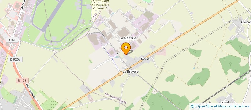 localisation de l'entreprise HAERAUX TECHNOLOGIE à MONTIERCHAUME