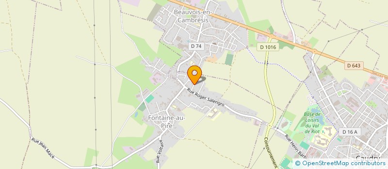 localisation de l'entreprise HAESAERT SA GARAGE DU JEUNE BOIS à BEAUVOIS-EN-CAMBRESIS