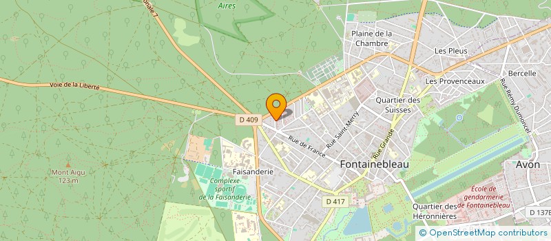 localisation de l'entreprise HAETCH  FONTAINEBLEAU