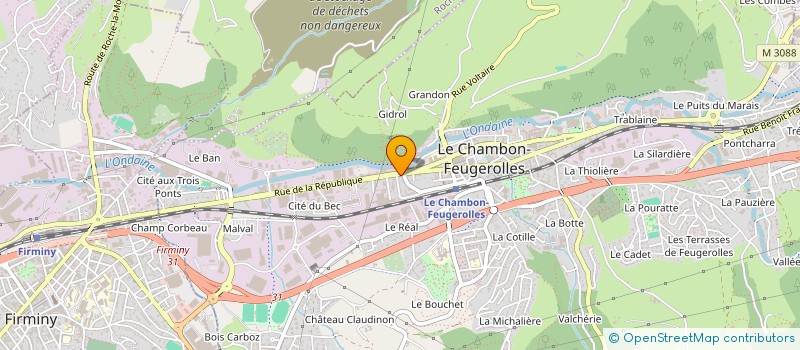 localisation de l'entreprise HAF  LE CHAMBON-FEUGEROLLES