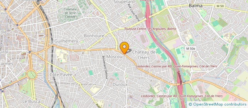 localisation de l'entreprise HAF1 à TOULOUSE