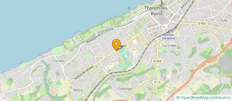 localisation de l'entreprise HAFA AUTO à THONON-LES-BAINS