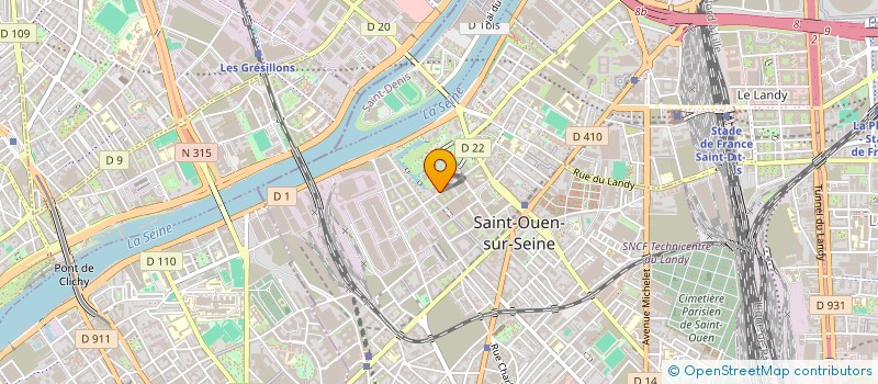localisation de l'entreprise HAFEEZSON  SAINT-OUEN-SUR-SEINE