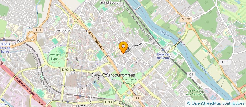 localisation de l'entreprise HAFEM à EVRY-COURCOURONNES
