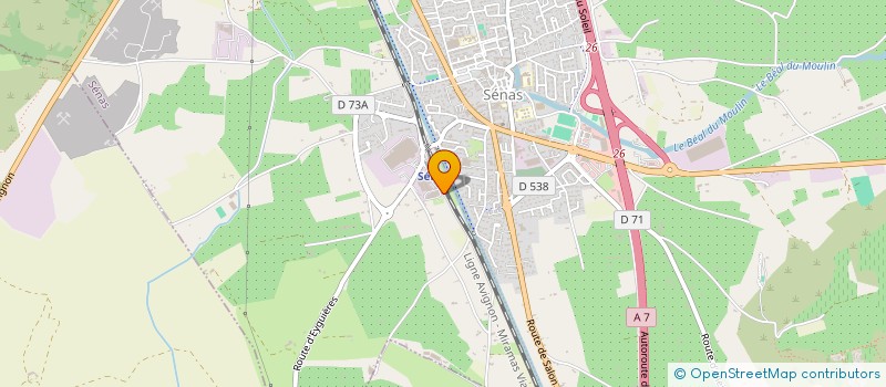 localisation de l'entreprise HAFER  SENAS