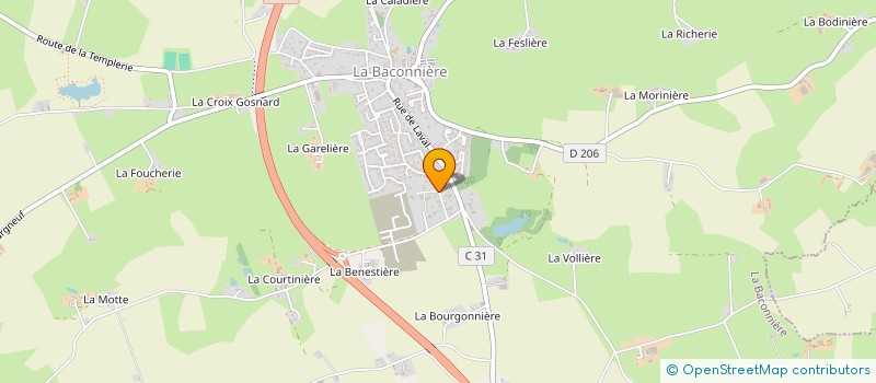 localisation de l'entreprise HAFEZ IMMO  LA BACONNIERE