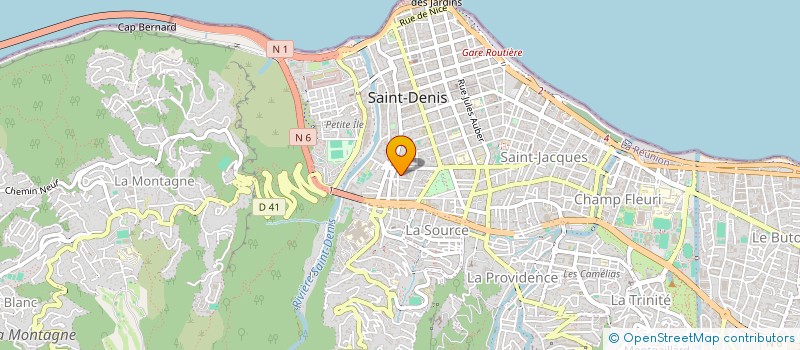 localisation de l'entreprise HAFFEN FIEDORON à SAINT-DENIS