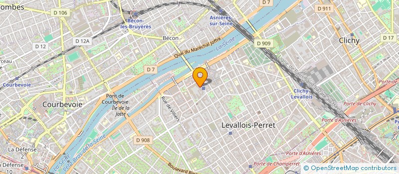 localisation de l'entreprise HAFIMAGE à LEVALLOIS-PERRET